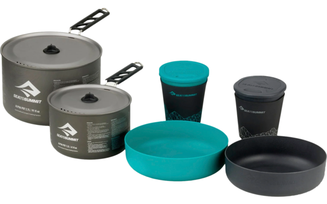 Sea to Summit Alpha Cookset 2.2 Azul Pacífico / Gris