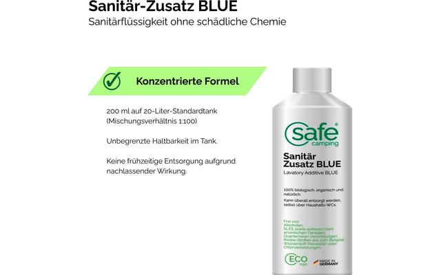 Produktbild Safe Camping Sanit&auml;r-Zusatz Blue 1