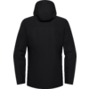 Achteraanzicht van een zwart hoodie-jas