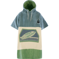 Wave Hawaii Cotton Velours Curitiba Unisex Poncho 