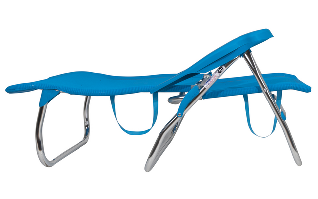 Blue sunglasses on a white background