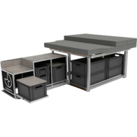 M&oacute;dulo para furgoneta Fiat Scudo Vanlife-Modul Sport Easygoinc.