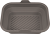 Berger Airfryer Form inkl. Deckel grau