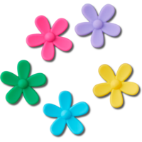 Crocs Jibbitz Flower Power Schuhanstecker 5er-Pack