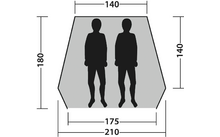 600989 - Outwell Beach Shelter Compton 2 Strandzelt für 2 Personen