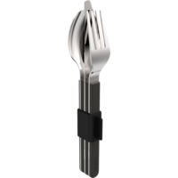 Set de couverts 3 pi&egrave;ces noir nordique Silueta Mepal
