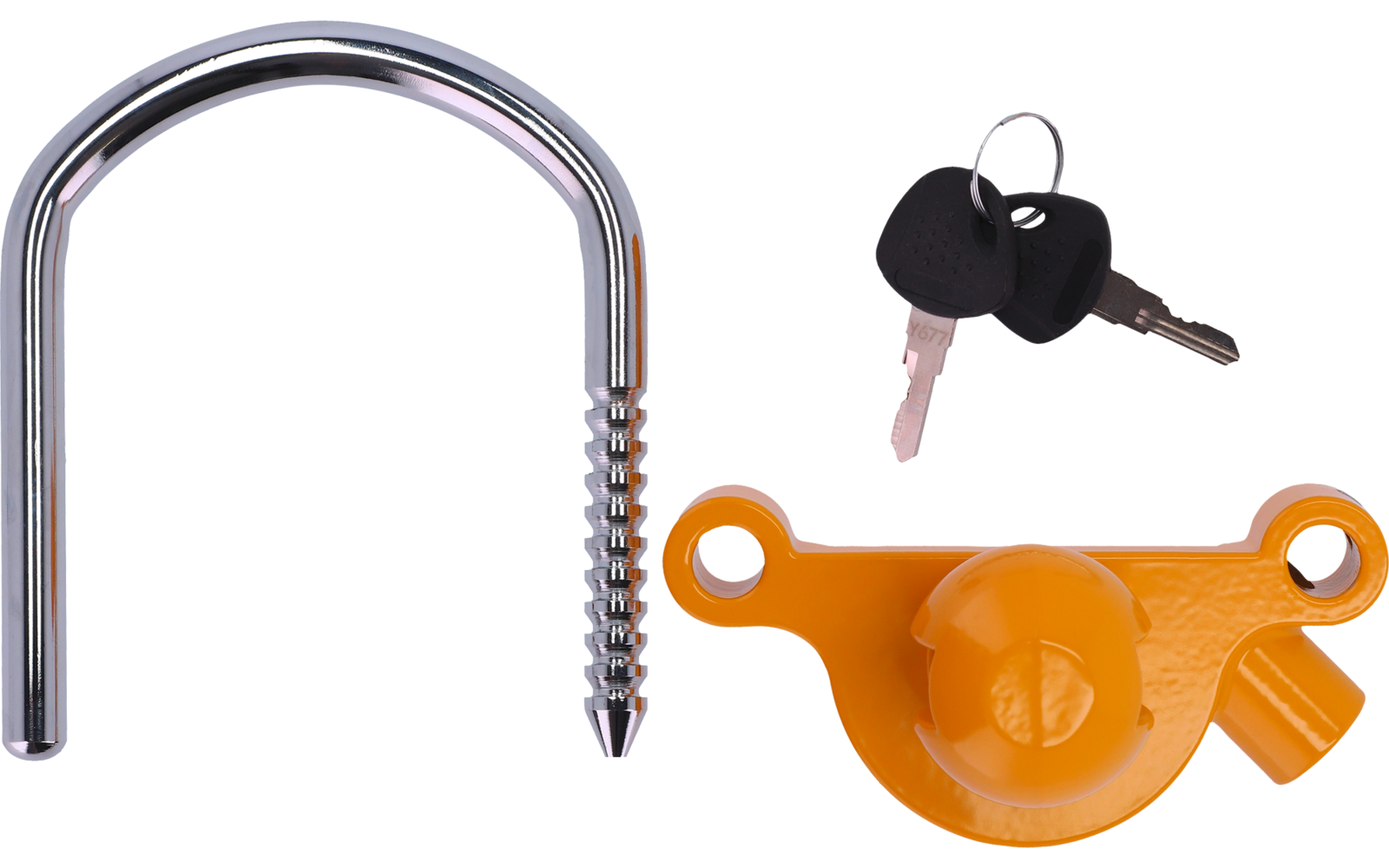 Immagine del prodotto Berger Safety Universal Diebstahlsicherung f&uuml;r Kugelkupplungen orange 1