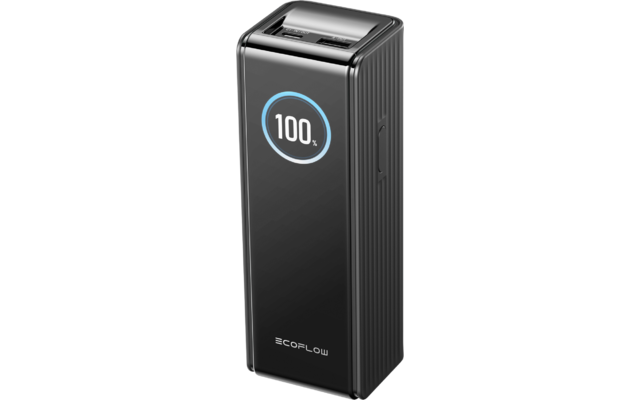 Schwarzes rechteckiges tragbares Gerät mit digitaler Anzeige 100