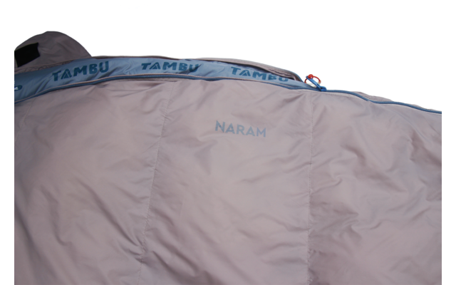 Tambu Naram Sac de couchage momie 230 x 80 cm gris / bleu