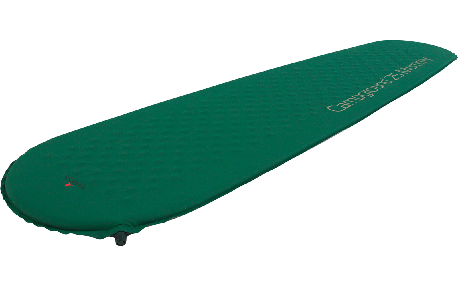 Grüne aufblasbare Isomatte mit integriertem Kopfteil