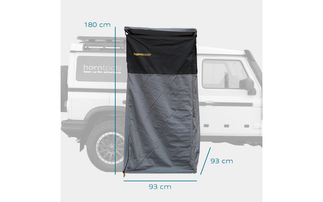 Produktbild Horntools Horizon Duschzelt f&uuml;r Dachtr&auml;ger mit LED 1