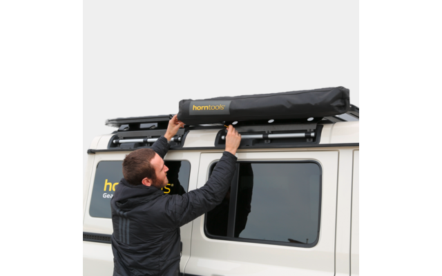 Produktbild Horntools Horizon Duschzelt f&uuml;r Dachtr&auml;ger mit LED 1