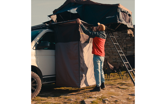 Produktbild Horntools Horizon Duschzelt f&uuml;r Dachtr&auml;ger mit LED 1