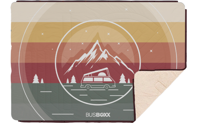 BusBoxx Coperta da campeggio CloudTouch 4 in 1, con voce in capitolo BusBoxx