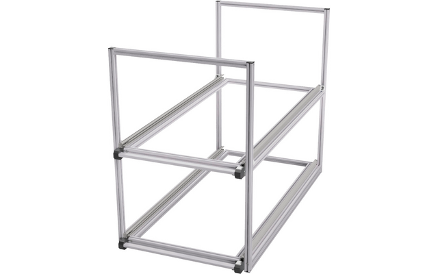 Produktbild SYS-RACK Kastenwagen Heckauszug Regal-System mit 90 cm Teleskopvollausz&uuml;gen 1
