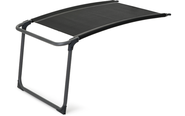 Schwarzer Sonnenschutz mit Metallrahmen