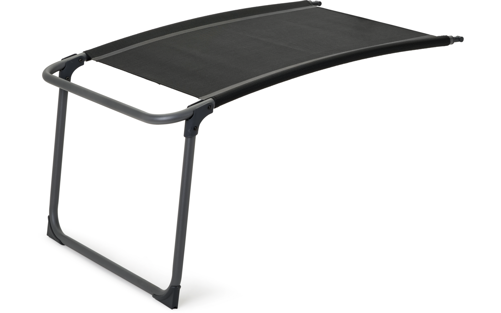 Schwarzer Sonnenschutz mit Metallrahmen