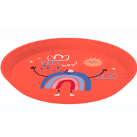 Koziol Connect Plate Kleiner Teller 205 mm organic red dreams