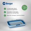 Berger Silikon Faltsch&uuml;ssel 16 Liter mit Henkel 46 x 34,2 x 18,4 cm