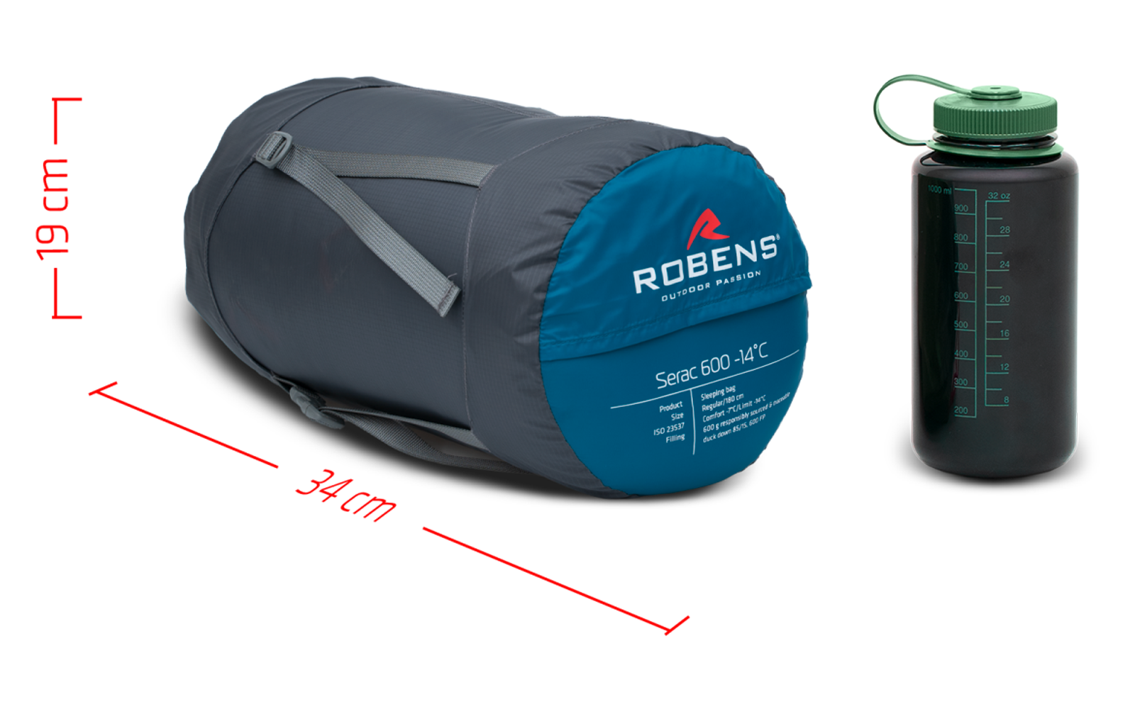 Product afbeelding Robens Serac Mumienschlafsack 220 cm 1