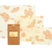 Paquete mixto de 3 pa&ntilde;os de cera de abeja Original Bees Wrap