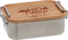 Camplife Edelstahldose mit Bambusdeckel und B&uuml;gel 800 ml