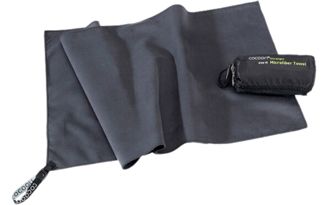 Cocoon Microfiber Handdoek Ultralicht zeekoe grijs M