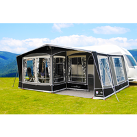 Veranda Walker Palladium 350 senza parete divisoria con pali in acciaio Perimetro 1146 - 1175 cm