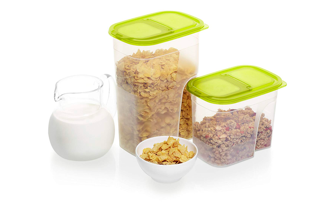 Rotho Sunshine cereal container pouring box 2.2 liters