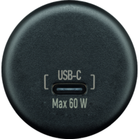 Wentronic single Einbaucharger USB-C mit max. 60 W