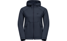613459S 613459M 613459L - Jack Wolfskin Fernweh Hooded Damen Fleecejacke
