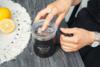 Camplife Edelstahl Thermo-Trinkbecher mit Henkel und Deckel 450 ml schwarz
