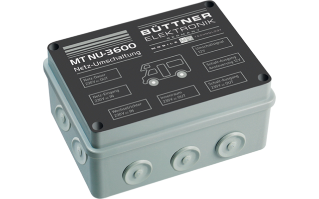 Brüttner Kombi Paket bestehend aus MT PL 2000 SI Wechselrichter und MT NU 3600 Netzumschalter 2000 W