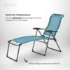 Berger Iseo Comfort Klappsessel blau