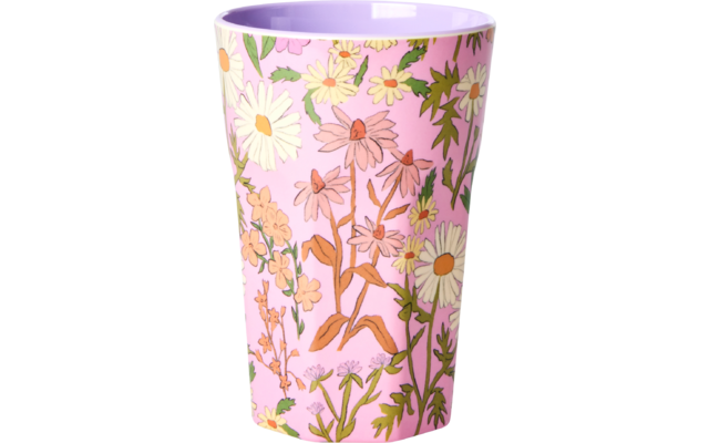 Rice melamine mug with Daisy Dearest print tall