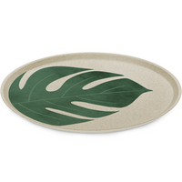 Koziol Connect Plate plate set 4 pieces Monstera Leaf 255 mm