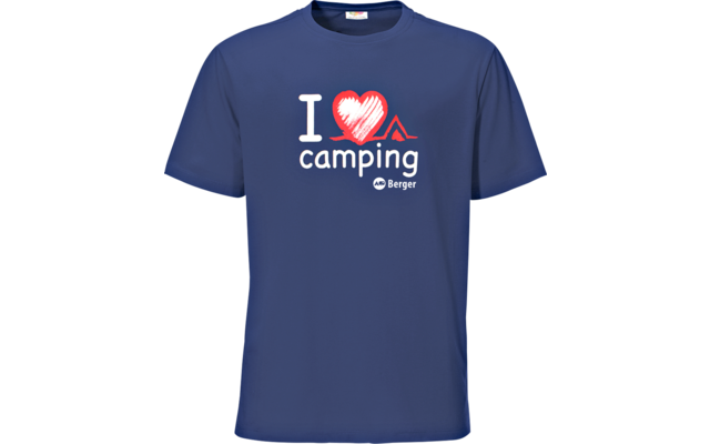 Maglietta Berger per bambini I Love Camping