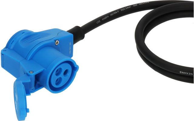 Image du produit Brennenstuhl CEE Camping Verl&auml;ngerungskabel CEE Stecker auf Winkelkupplung Schutzkontakt Steckdose 230 V / 16 A Schwarz  1