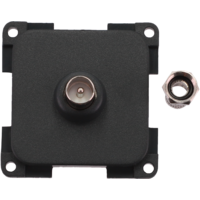 Inprojal System 10.000 Steckdose TV  7 mm schiefergrau RTV