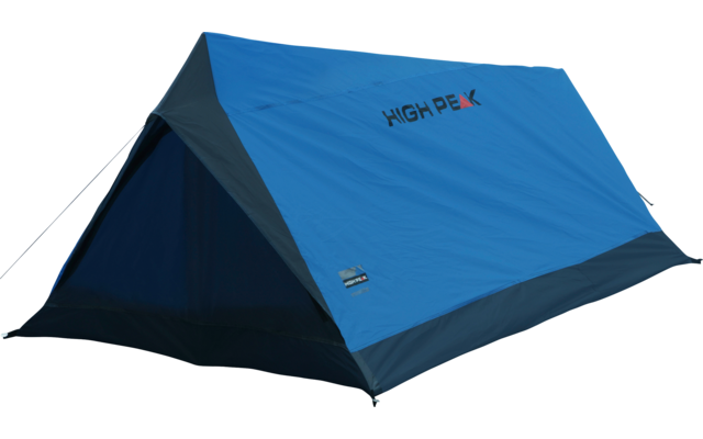 High Peak Minilite tente à toit simple pignon 2 personnes 200 x 120 cm bleu/gris