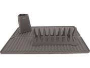 Berger afdruiprek set 3-delig met servieshouder, afdruipmat en bestekhouder