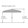 Petite image du produit Ibiza Balkonschirm Sonnenschirm mit UV-Schutz 50+ anthrazit 1