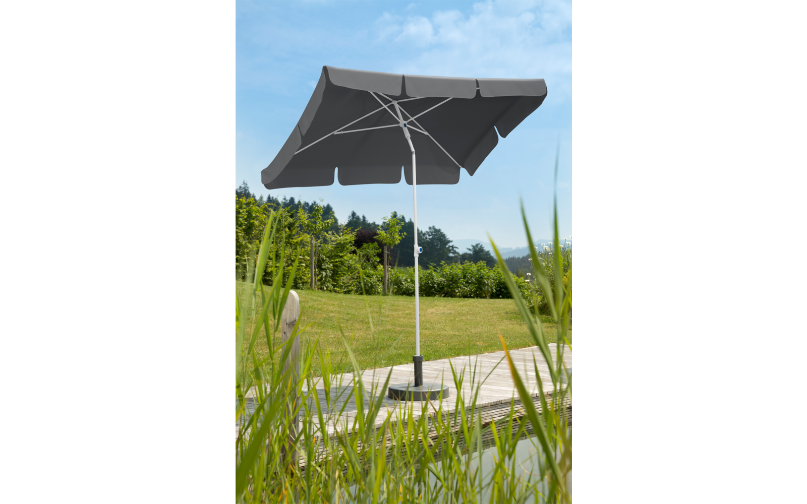 Image du produit Ibiza Balkonschirm Sonnenschirm mit UV-Schutz 50+ anthrazit 1