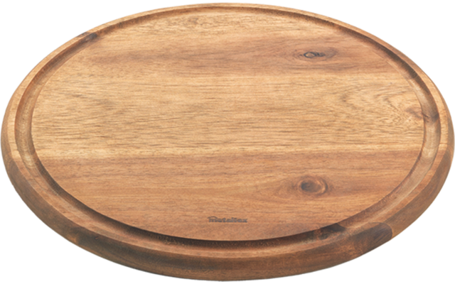 Rundes Holzbrett mit natürlicher Maserung