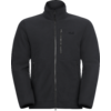 Schwarze Jacke mit hohem Kragen und Reißverschluss