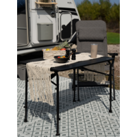 Berger folding table Tornio 1 carbon look 80 x 60 cm Berger folding table Tornio 1 carbon look 80 x 60 cm