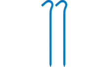 624949 - Berger LitePeg Sechskant-Hering 19 cm, 5er-Pack