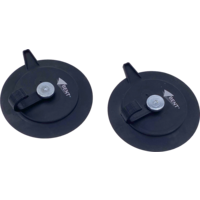 Bent Teller Magnet Set 2-teilig zur Befestigung mit Haftkraft 50 kg 