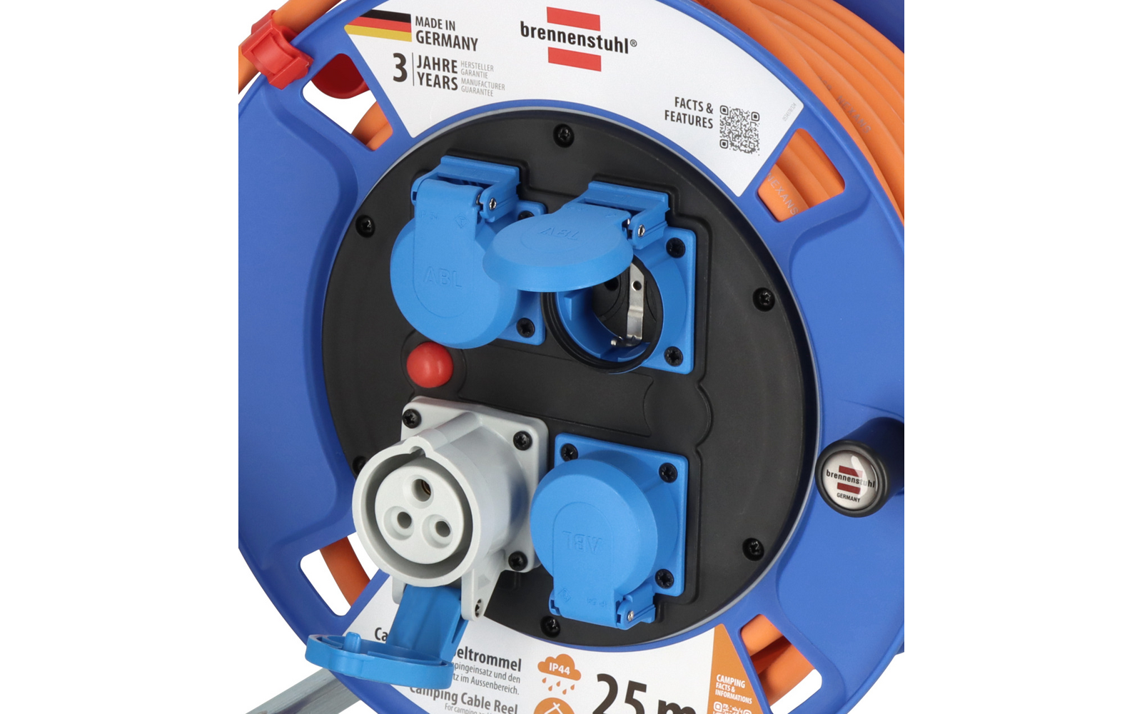 Produktbild Brennenstuhl Garant CEE IP44 Camping Kabeltrommel 25 Meter 1