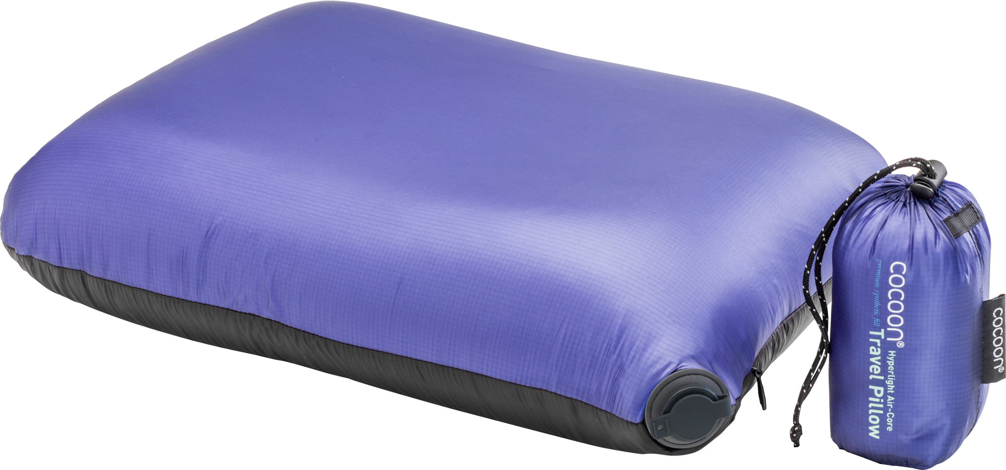 Cocoon Cuscino Lombare Da Viaggio Gonfiabile, 42x21x11 Cm, Con Imbottitura In Microfibra, Ideale Per Schiena E Disco